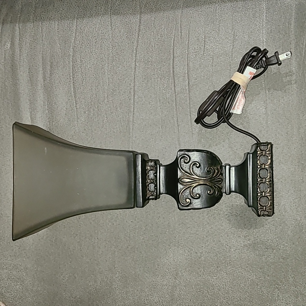 Vintage Inverted‎ Glass Shade Lamp